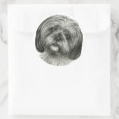 Sticker Rond Shih Tzu (Sac)