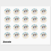 Sticker Rond Shih Tzu Mom (Feuille)