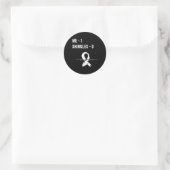 Sticker Rond Shingles Survivor Shingles Sensibilisation Aide Ré (Sac)