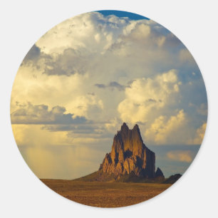 Sticker Rond Shiprock contre Thunderhead