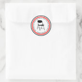 Sticker Rond Shirley Chisholm Folding Chair Quote Empowering (Sac)