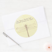 Sticker Rond SHJ 2010 : Feuille d'autocollant de libellules (Enveloppe)