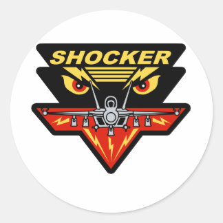 Sticker Rond Shocker F-18 Hornet