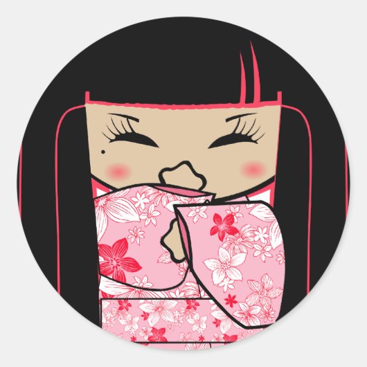 Sticker Rond "Shokio" Mayumi Giggles (Devant)