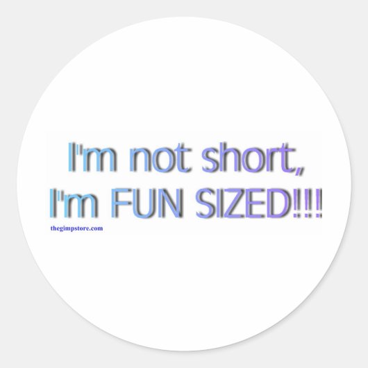 Sticker Rond short_funsize (Devant)