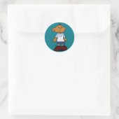 Sticker Rond Short Sleevez (Sac)