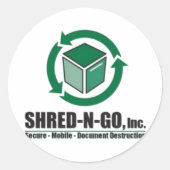 Sticker Rond Shred-N-Go (Devant)