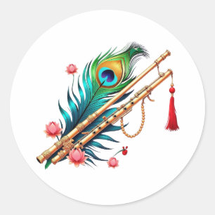 Sticker Rond Shree Krishna Janmashtami