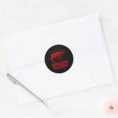 Sticker Rond Shrimp Daddy (Enveloppe)