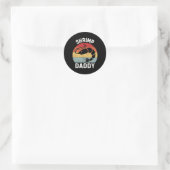 Sticker Rond Shrimp Daddy (Sac)