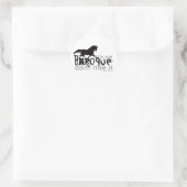 Sticker Rond Si ce n'est pas baroque (Sac)