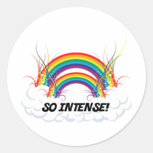 STICKER ROND SI INTENSE DOUBLE PLANCHE