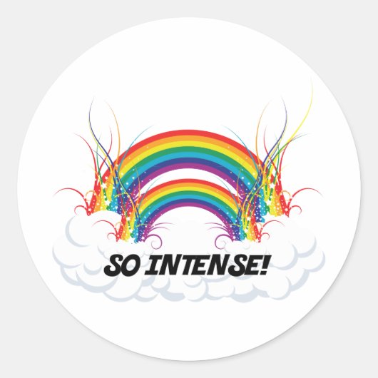 STICKER ROND SI INTENSE DOUBLE PLANCHE (Devant)