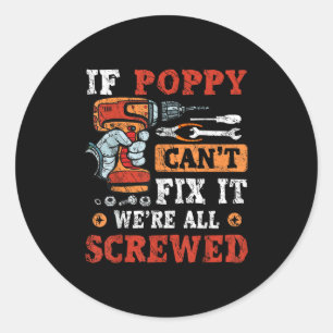 Sticker Rond Si Ppy Ne Peut Pas Le Réparer Nous Sommes Tous Fic