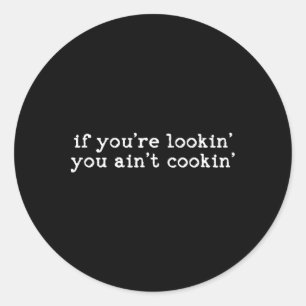 Sticker Rond Si vous cherchez, vous n'êtes pas un chef spiritue