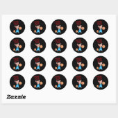 Sticker Rond Si Vous Donnez Une Souris Un Cookie (Feuille)
