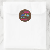 Sticker Rond Si vous n'êtes pas Crocin, vous n'êtes pas Rockin' (Sac)