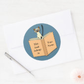 Sticker Rond Siamese Modèle plaque de chat (Enveloppe)