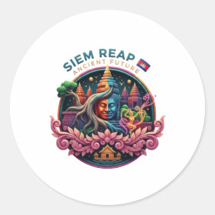 STICKER ROND SIEM REAP