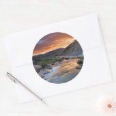 Sticker Rond Sierra Wave over Yosemite (Enveloppe)