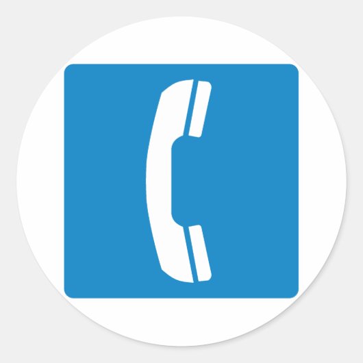 Sticker Rond Signal routier (Devant)