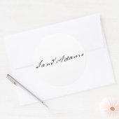 Sticker Rond Signature de Sam Adams (Enveloppe)