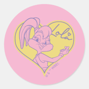 Sticker Rond Signature Lola Heart