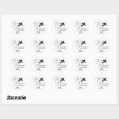 Sticker Rond Signature Script Hearts Commander Etsy Home Crafte (Feuille)