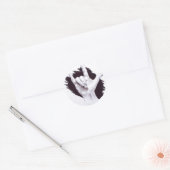 STICKER ROND SIGNE AMÉRICAINE LANGUE JE VOUS AIME (Enveloppe)