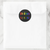 Sticker Rond Signe arc-en-ciel (Sac)