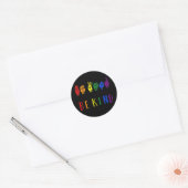 Sticker Rond Signe arc-en-ciel (Enveloppe)
