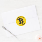 Sticker Rond SIGNE Bitcoin (Enveloppe)