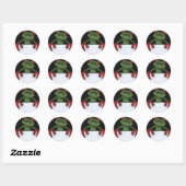 STICKER ROND SIGNE D'ARBRE : VOUS CHOISISSEZ L'ÉBAUCHE (Feuille)