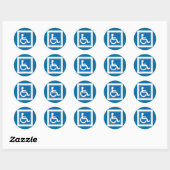 STICKER ROND SIGNE DE GESTION (Feuille)