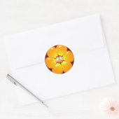 STICKER ROND SIGNE DE PAIX (Enveloppe)