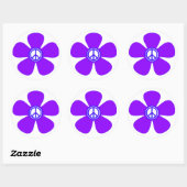 STICKER ROND SIGNE DE PAIX (Feuille)
