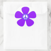 STICKER ROND SIGNE DE PAIX (Sac)