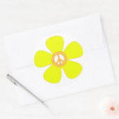 STICKER ROND SIGNE DE PAIX (Enveloppe)