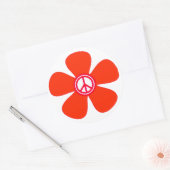 STICKER ROND SIGNE DE PAIX (Enveloppe)