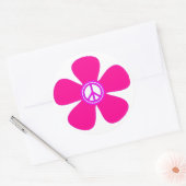 STICKER ROND SIGNE DE PAIX (Enveloppe)