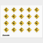 Sticker Rond SIGNE DE PASSAGE DE Boston (XING) (Feuille)