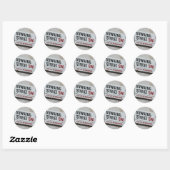Sticker Rond SIGNE DE RUE Downing (Feuille)