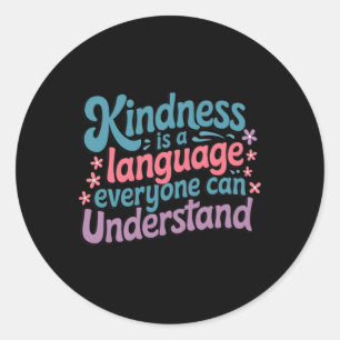 Sticker Rond Signe de soumission inspirant