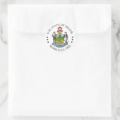 Sticker Rond Signe du Maine (Sac)