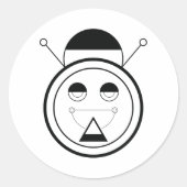 Sticker Rond Signe du zodiaque cochon  (Devant)