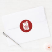 Sticker Rond Signe Lord Ganesha (Enveloppe)