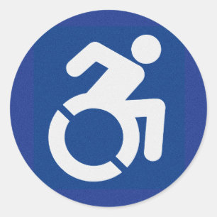 Sticker Rond SIGNE MAÎTRISÉ Moderne