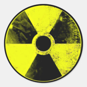 Sticker Rond signe nucléaire