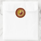Sticker Rond Signe Sun Yi Yang Design (Sac)