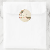 Sticker Rond Signe "Zodiac : Poissons" (Sac)